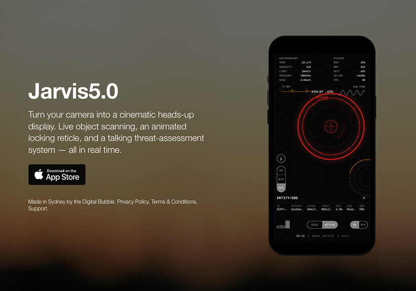 Jarvis5.0 app screenshot