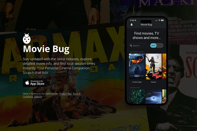 Movie Bug app screenshot